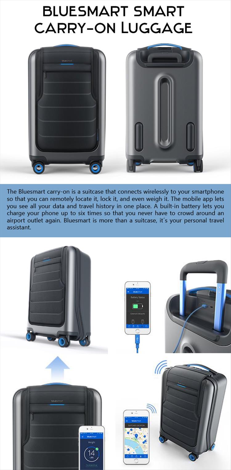 Bluesmart Smart Carry-On Luggage