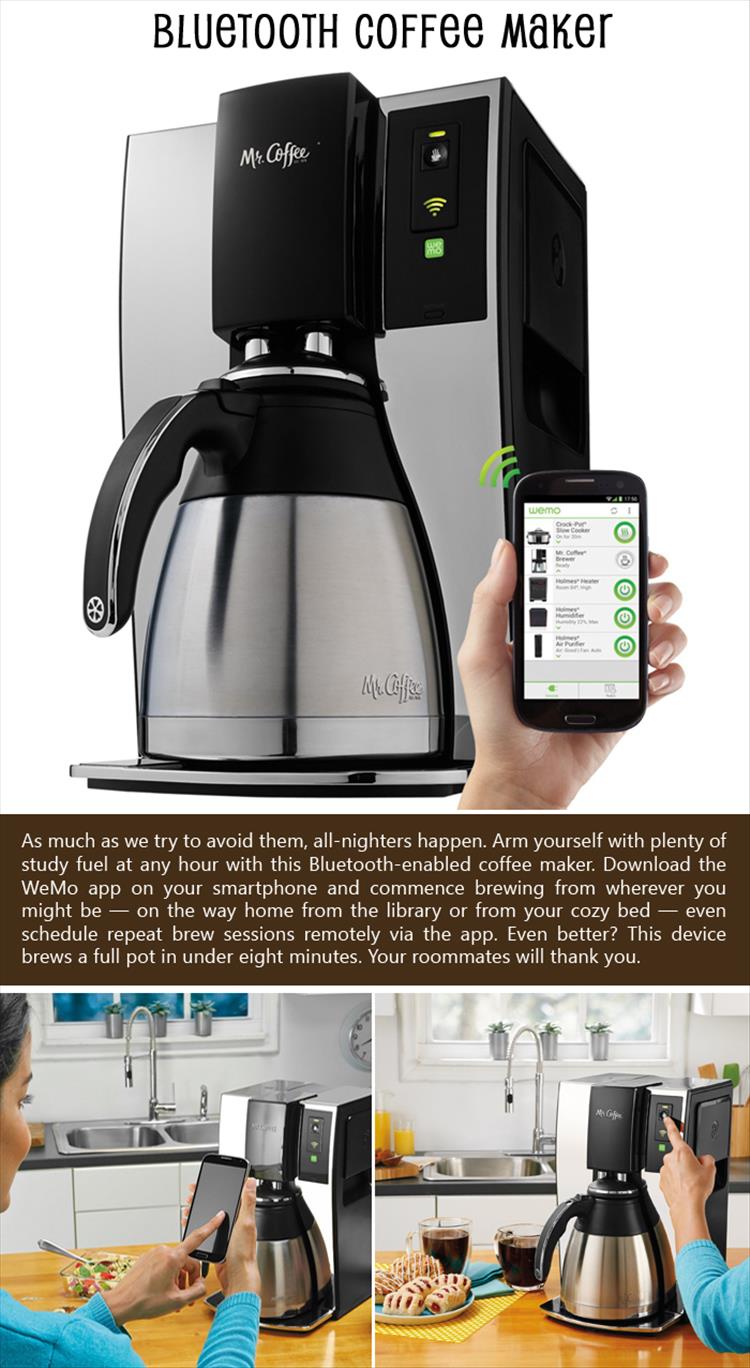 Bluetooth coffee maker