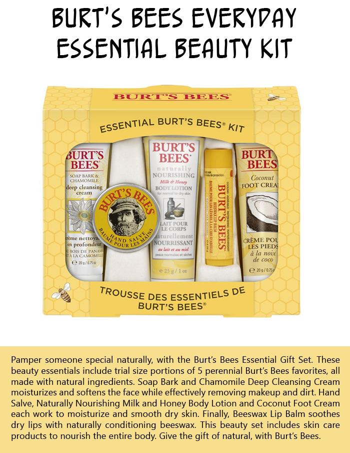 Burt's Bees Everyday Essential Beauty Kit