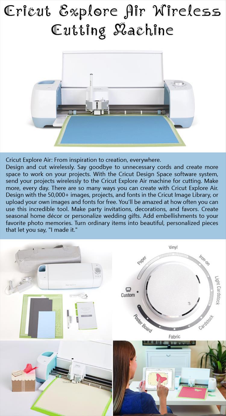 Cricut Explore Air Wireless Cutting Machine