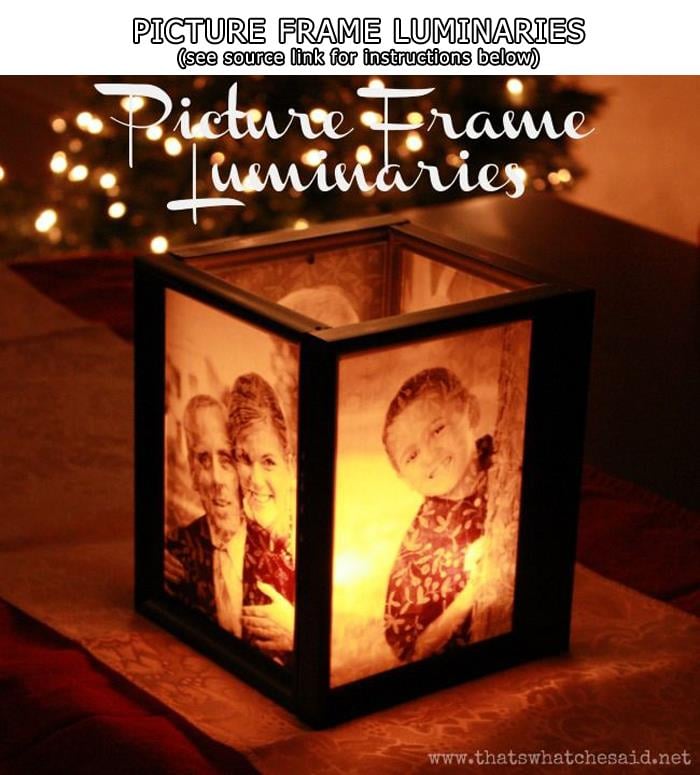 Picture Frame Luminaries