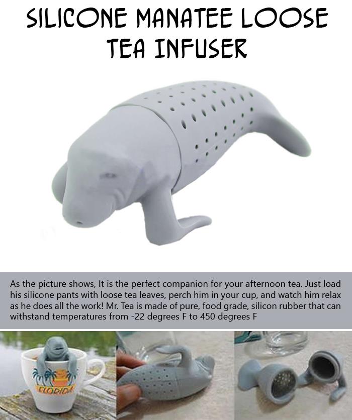 Silicone Manatee Loose Tea Infuser