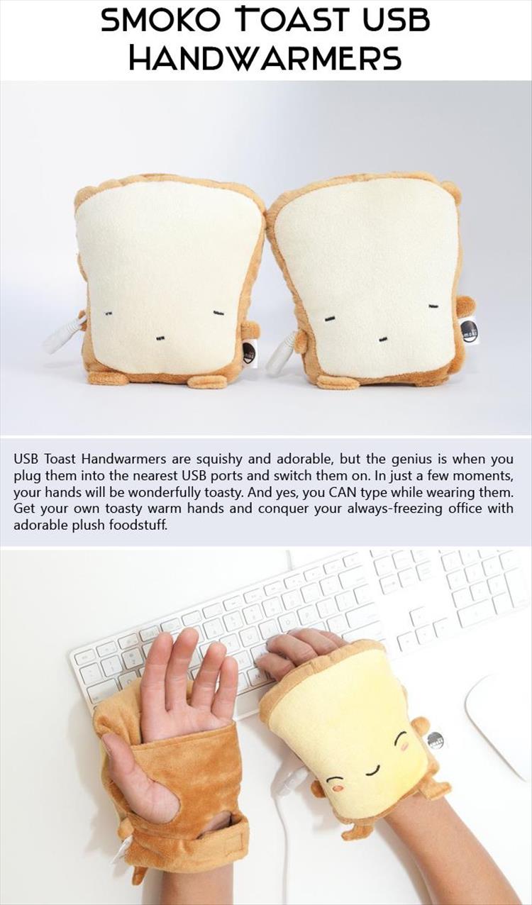 Smoko Toast USB Handwarmers