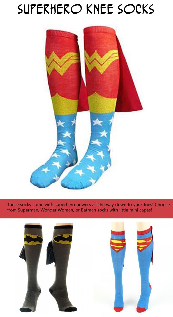 Superhero Knee Socks