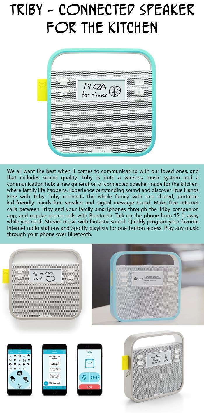 Triby - Connected speaker for the kitchen