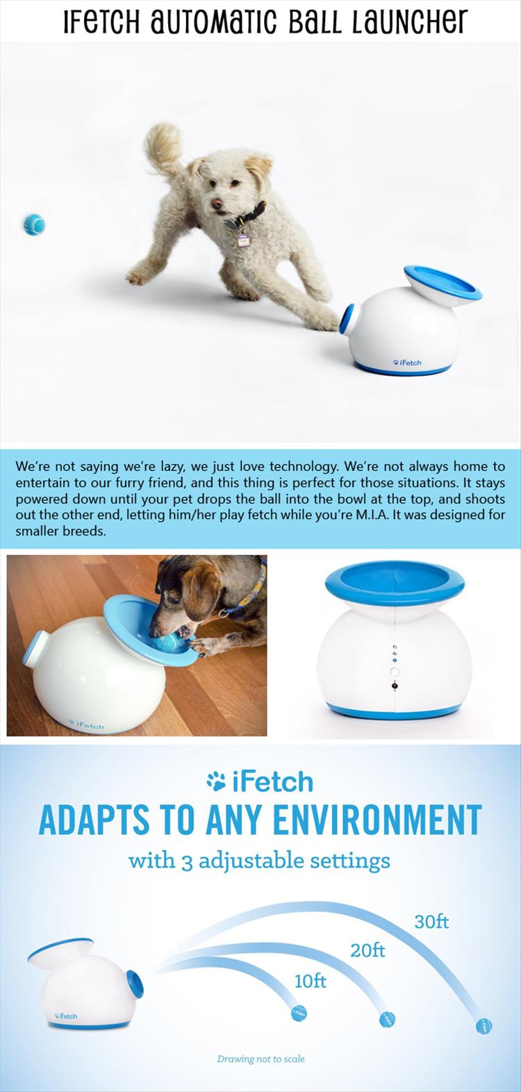 IFETCH AUTOMATIC BALL LAUNCHER