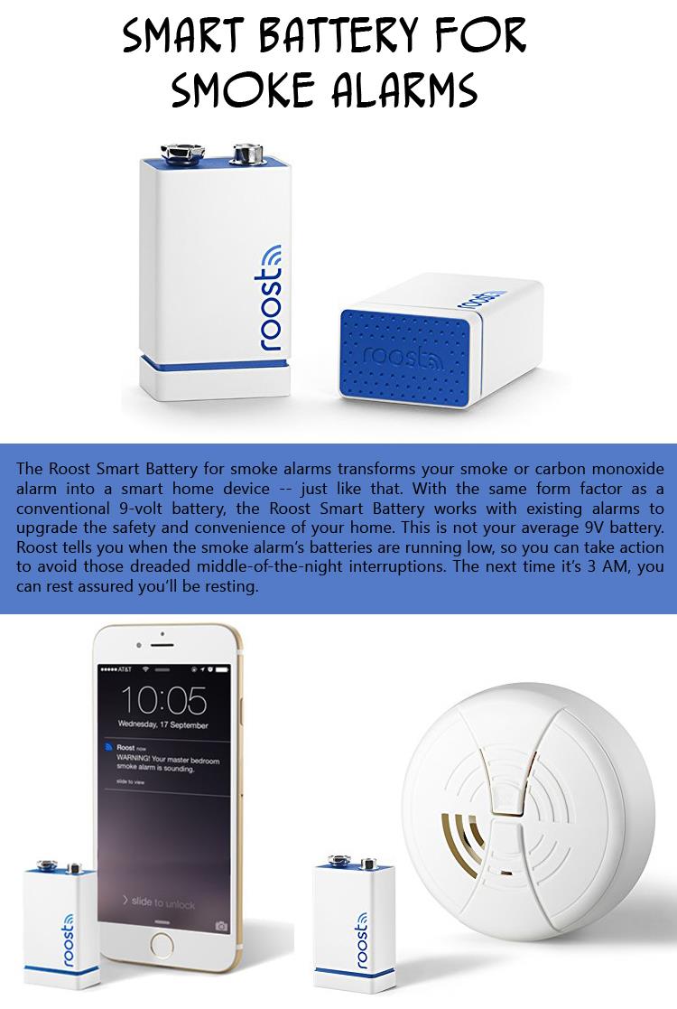 Smart Battery for Smoke Alarms