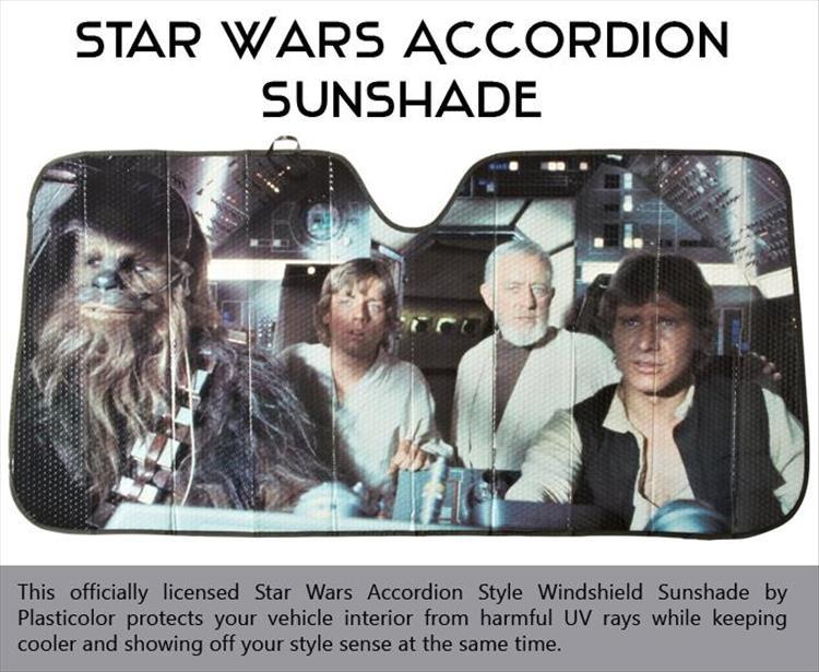 Star Wars Accordion Sunshade