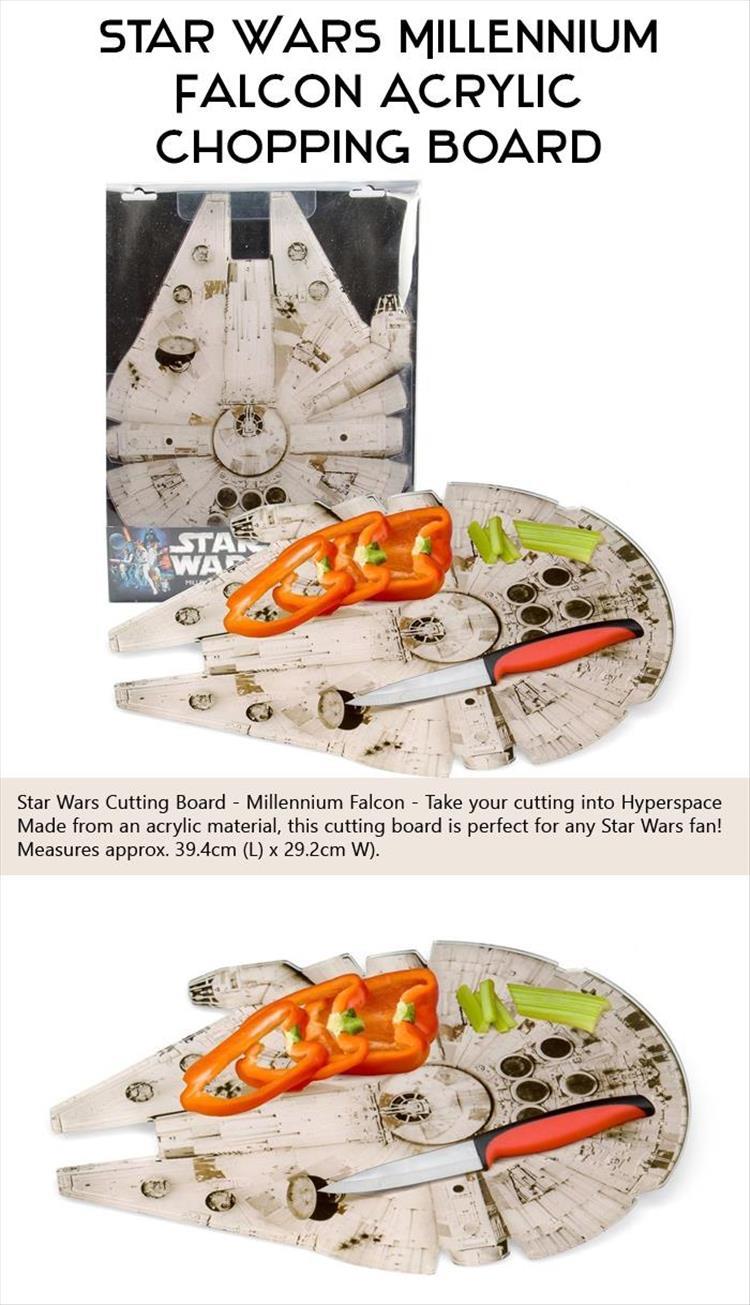 Star Wars Millennium Falcon Acrylic Chopping Board
