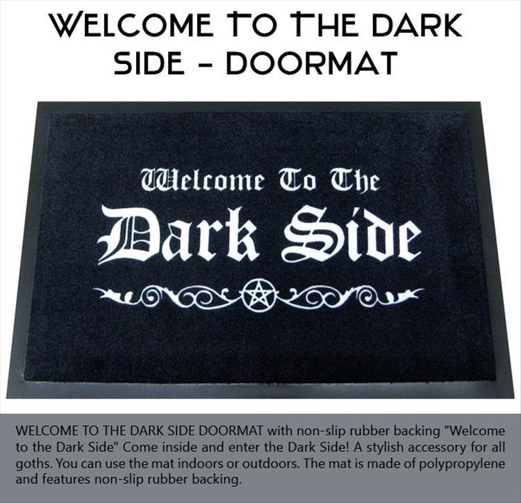 Welcome To The Dark Side - Doormat
