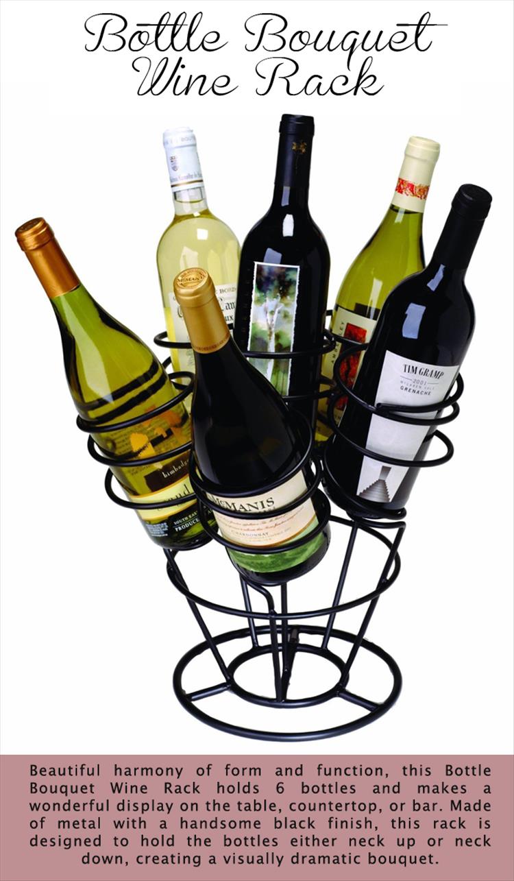 Bottle Bouquet Wine Rack