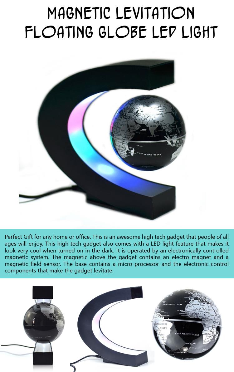 Magnetic Levitation Floating Globe LED Light