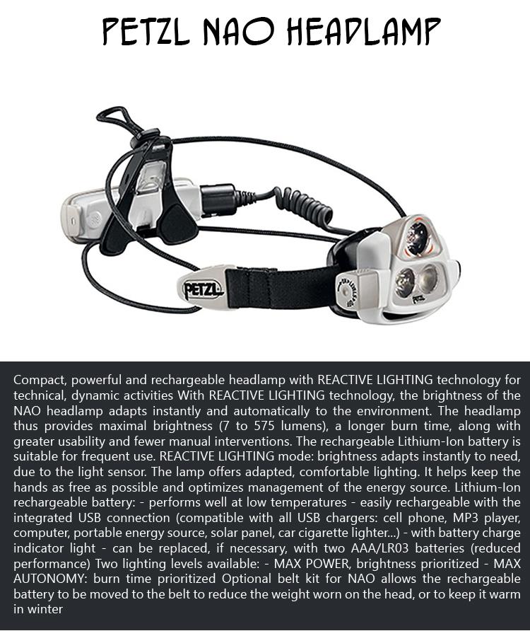 Petzl NAO Headlamp