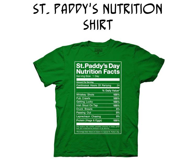 St Paddy's Nutrition Shirt