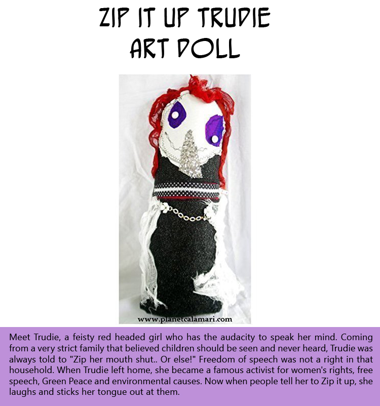 Zip it Up Trudie Art Doll