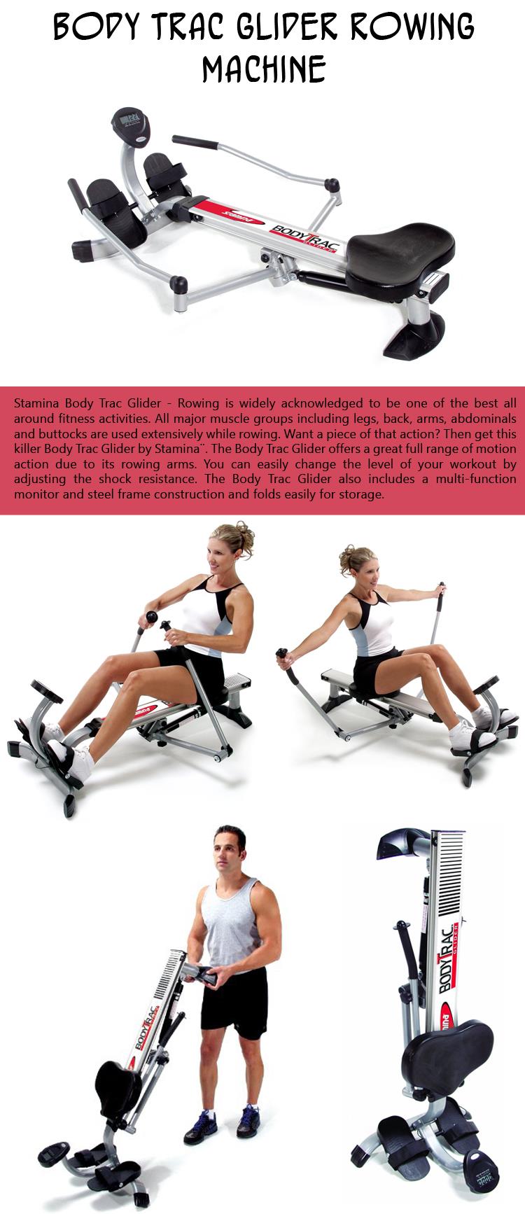 Body Trac Glider Rowing Machine