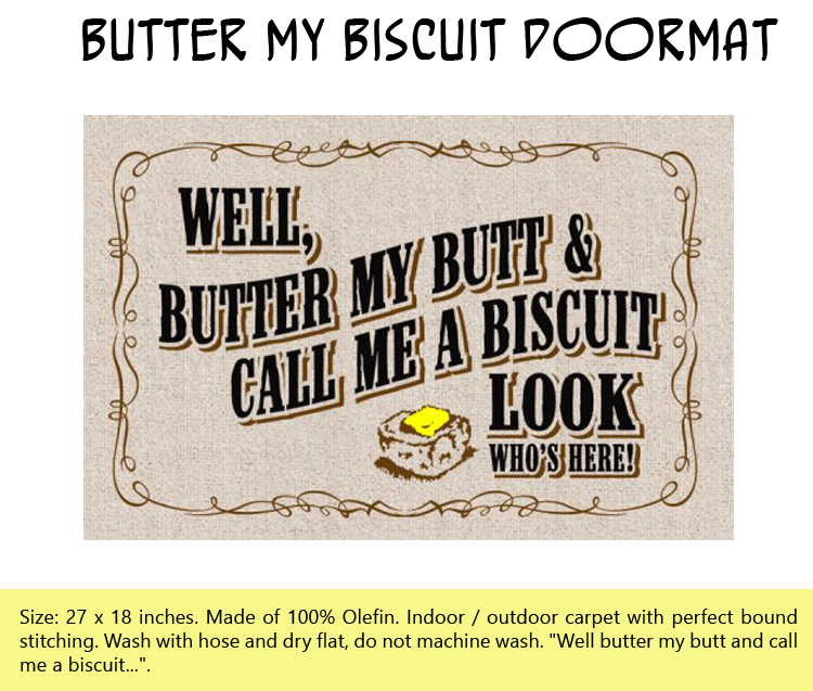 Butter My Biscuit Doormat