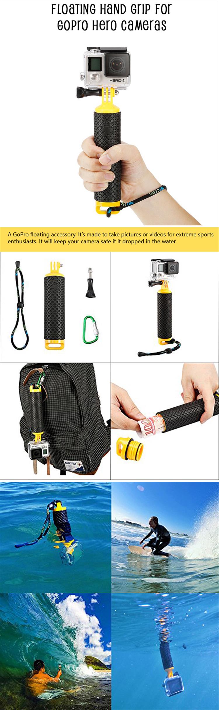 Floating Hand Grip for GoPro HERO Cameras