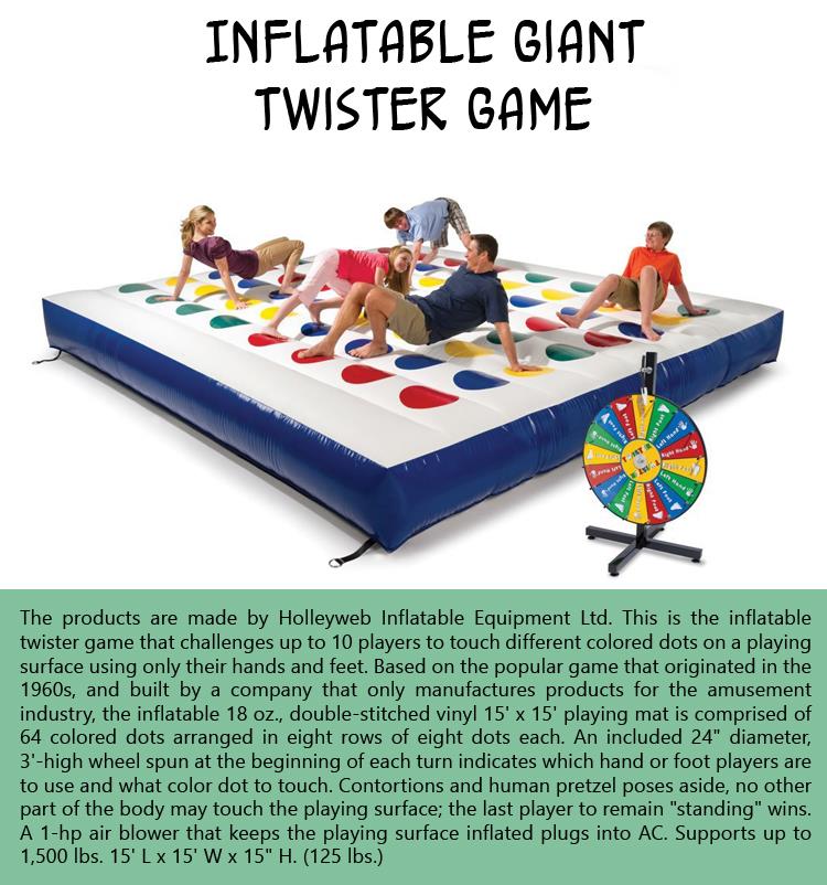 Inflatable Giant Twister Game