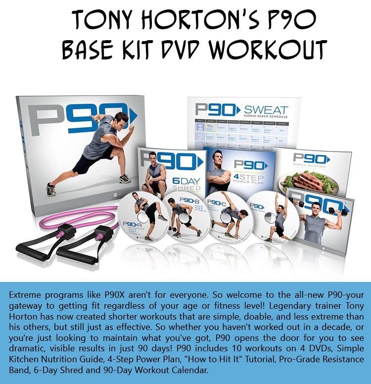 Tony Horton's P90 Base Kit DVD Workout