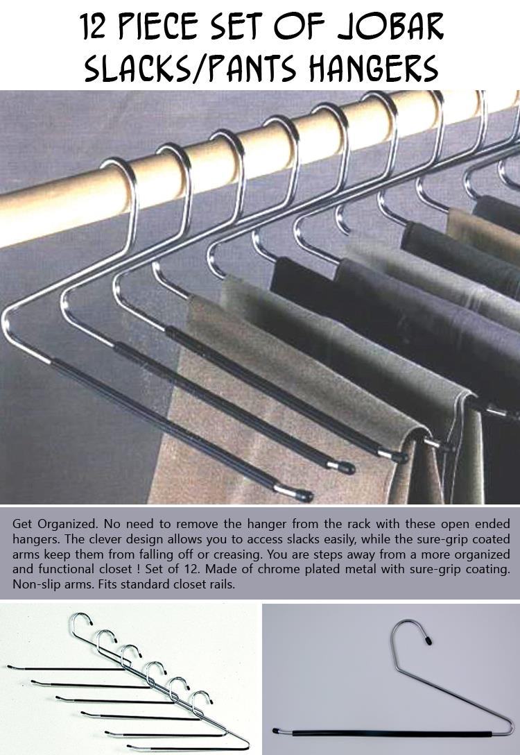 12 piece set of Jobar Slacks Hangers