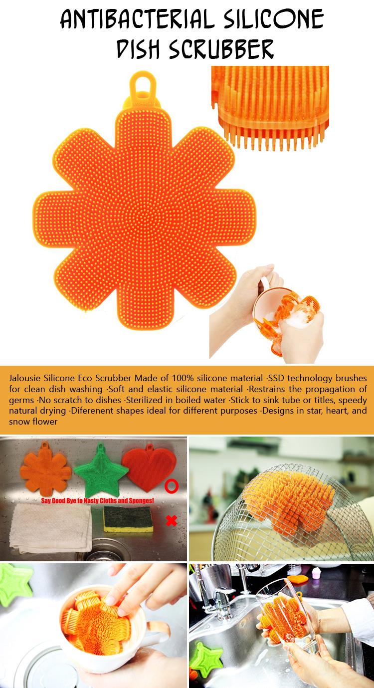 Antibacterial Silicone Dish Scrubber