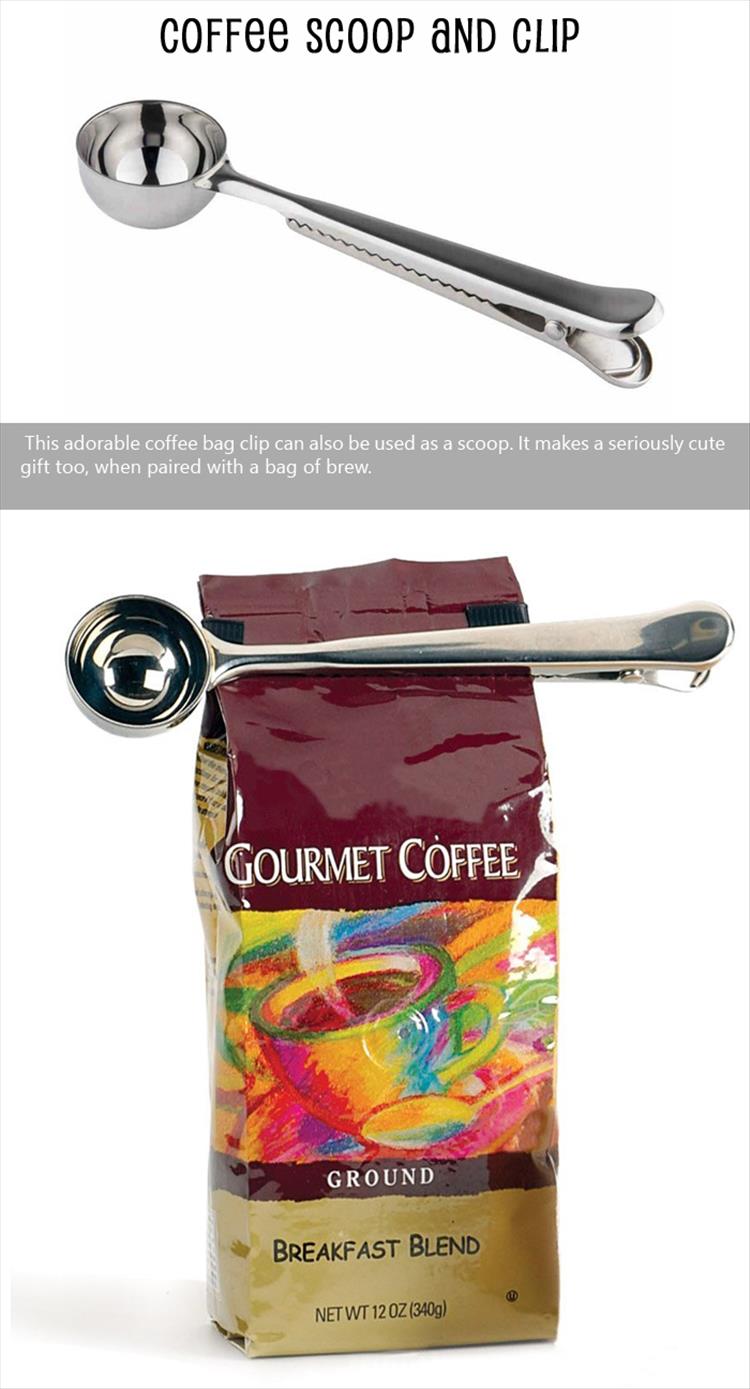 Coffee Scoop and Clip