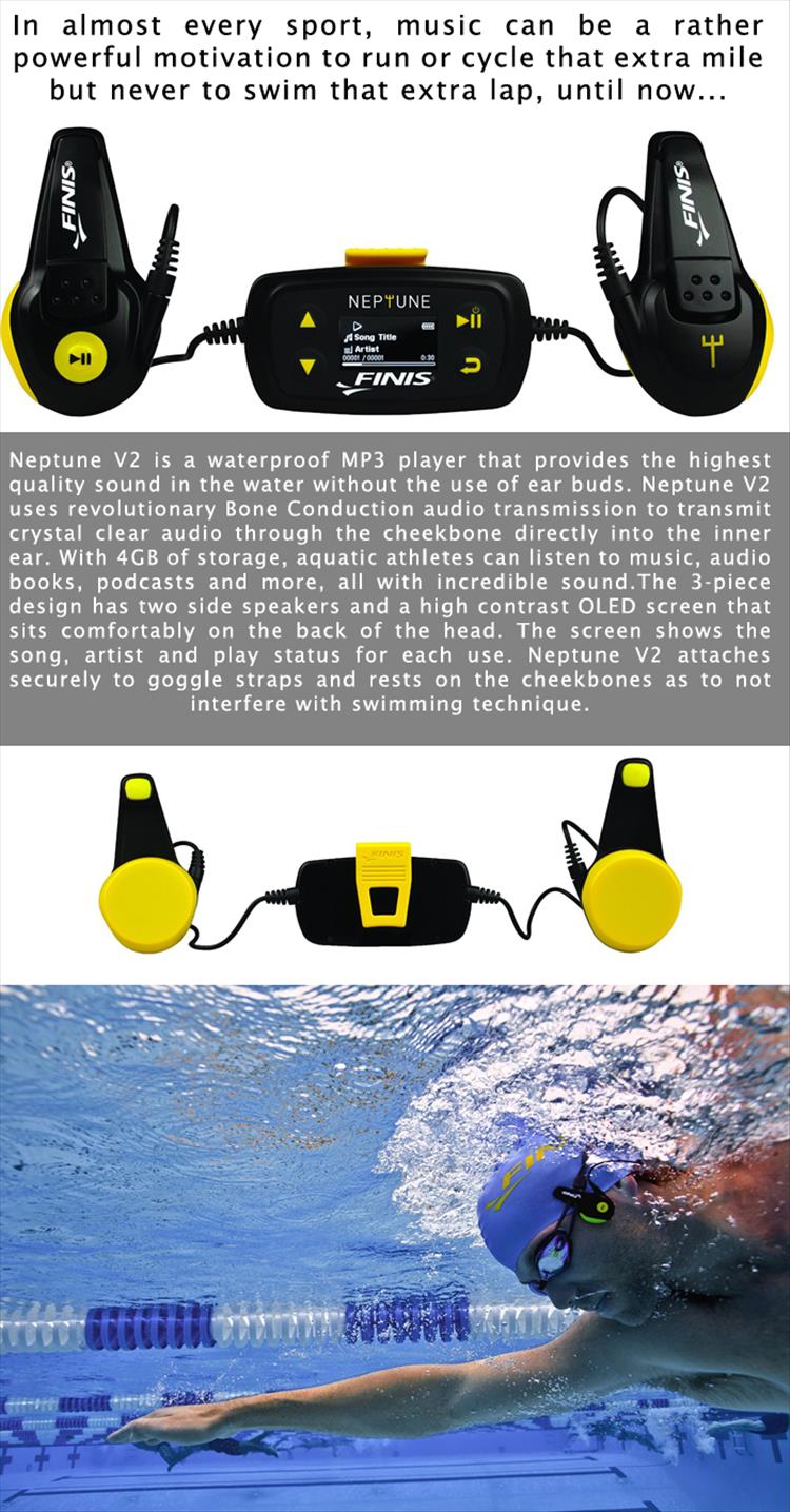 FINIS Neptune V2 Underwater MP3 Player