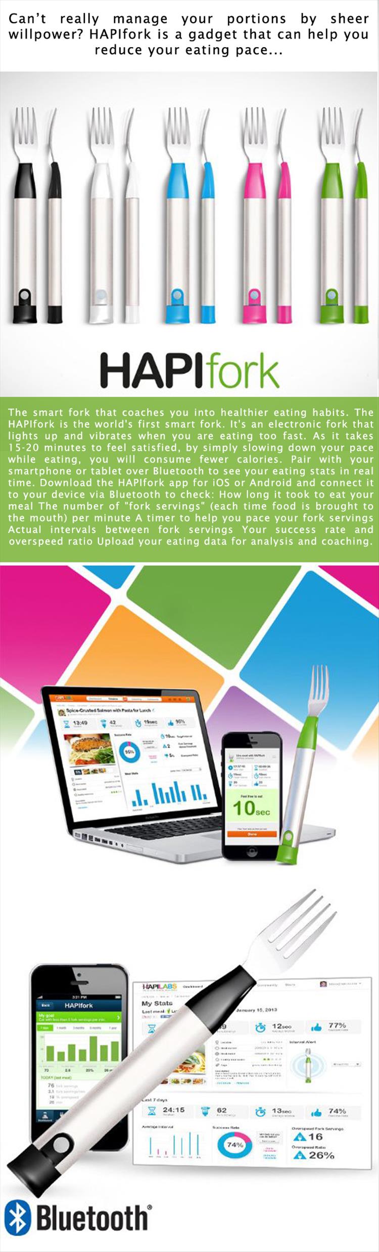 HAPIfork Bluetooth-Enabled Smart Fork