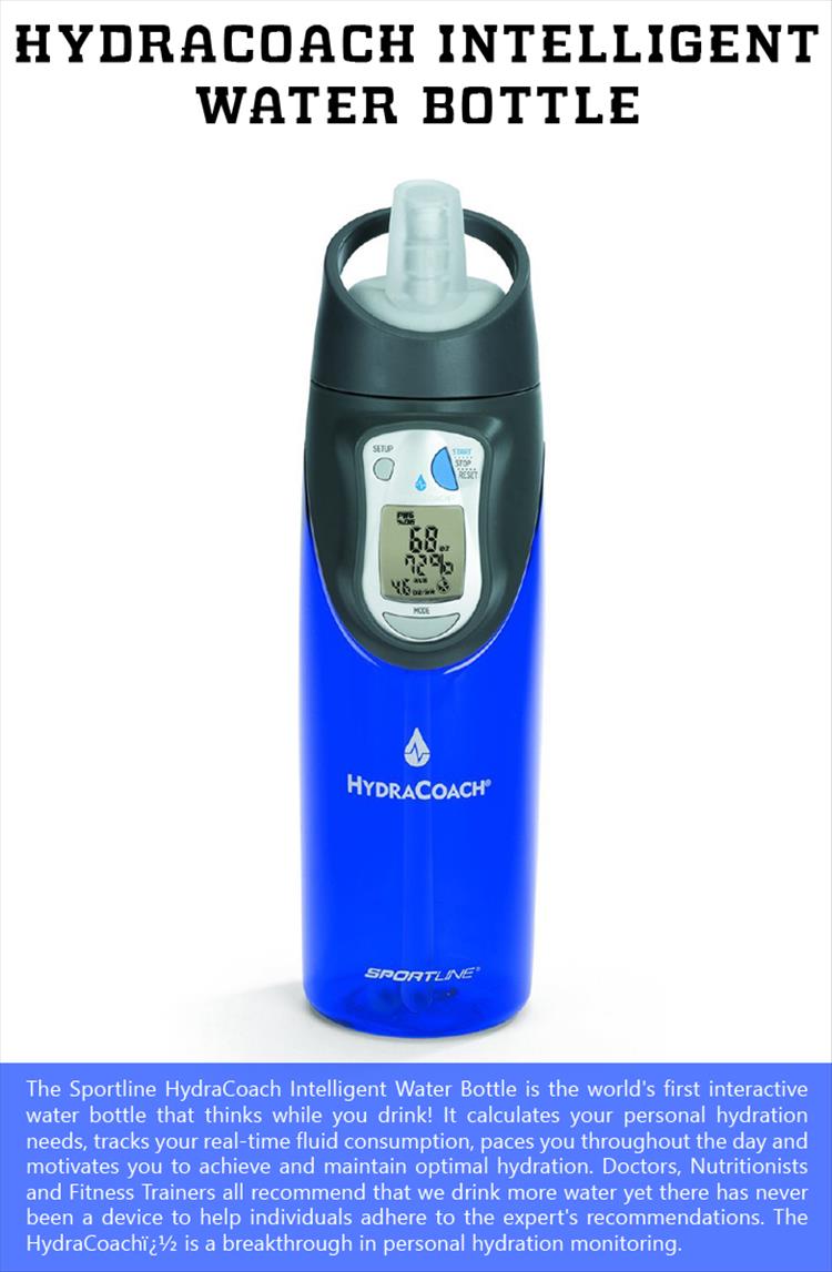 HydraCoach Intelligent Water Bottle