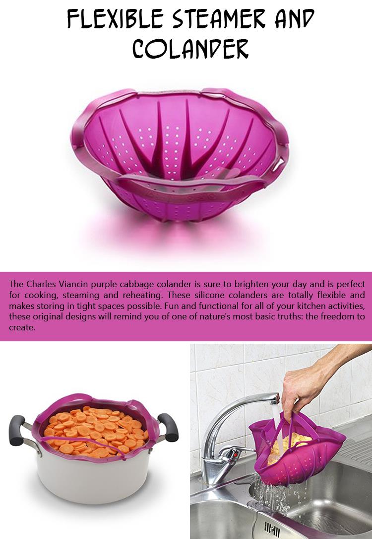 Flexible Steamer and Colander