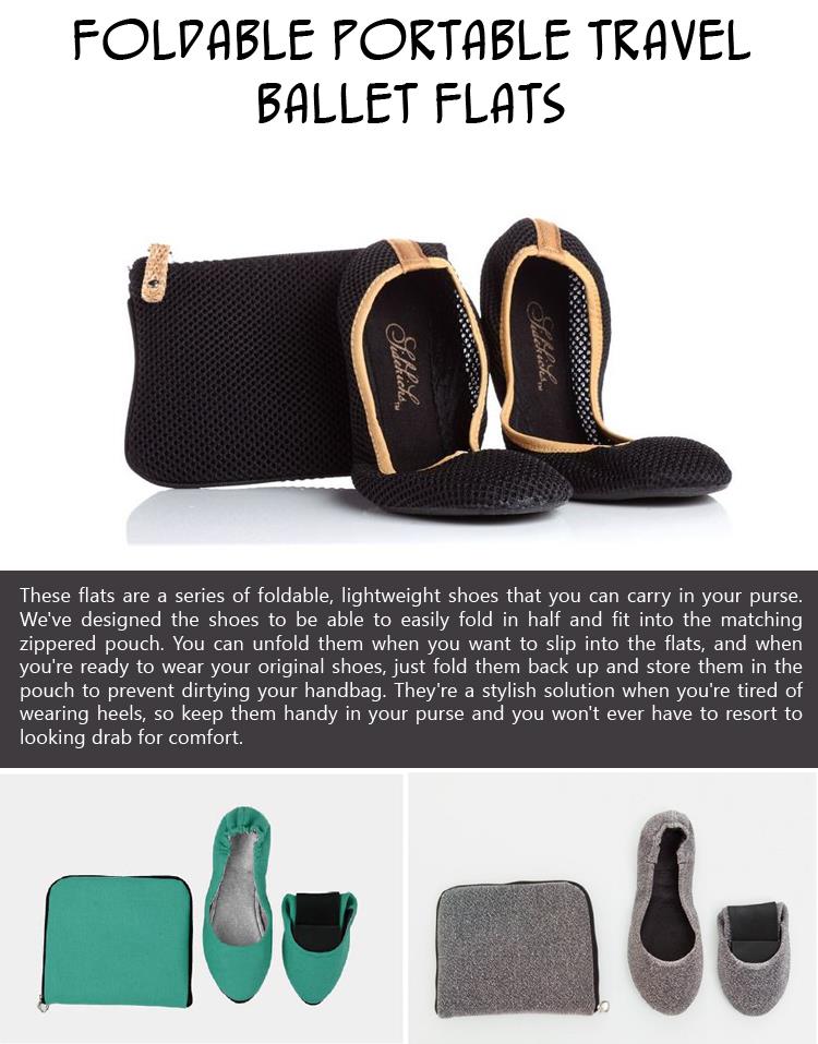 Foldable Portable Travel Ballet Flats