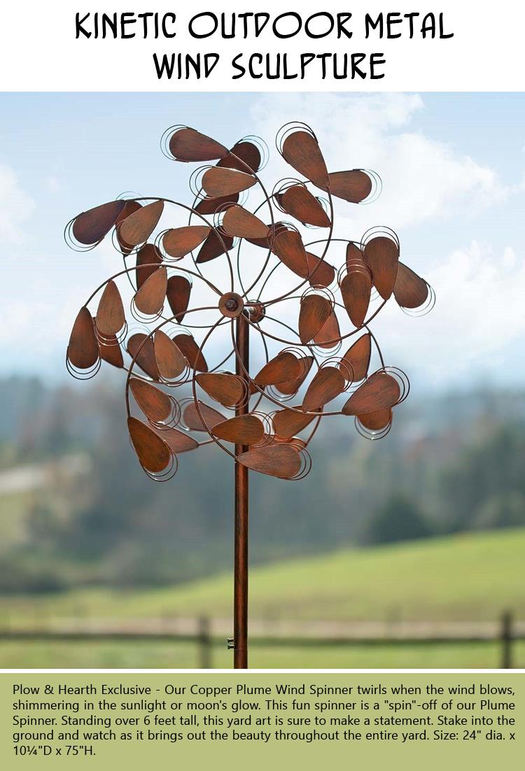 Kinetic Outdoor Metal Wind Sculpture