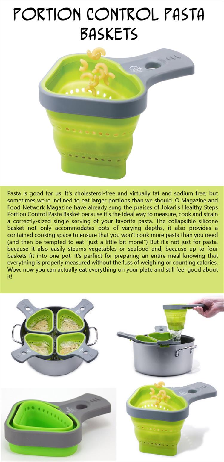 Portion Control Pasta Baskets