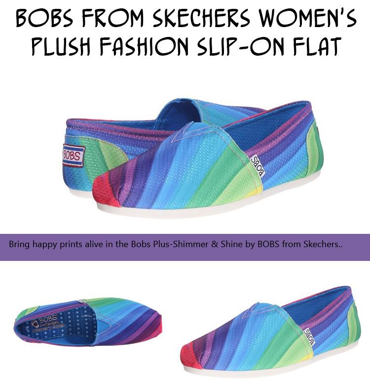 BOBS from Skechers Women's Plush Fashion Slip-On Flat