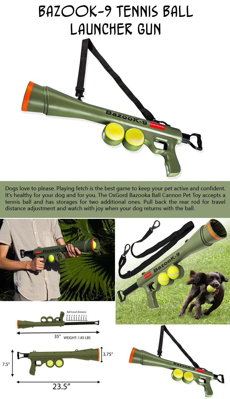 BazooK-9 Tennis Ball Launcher Gun