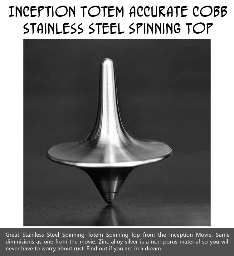 Inception Totem Accurate Cobb Stainless Steel Spinning Top