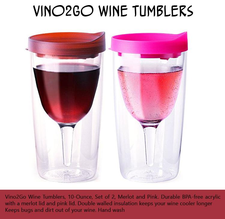 Vino2Go Wine Tumblers