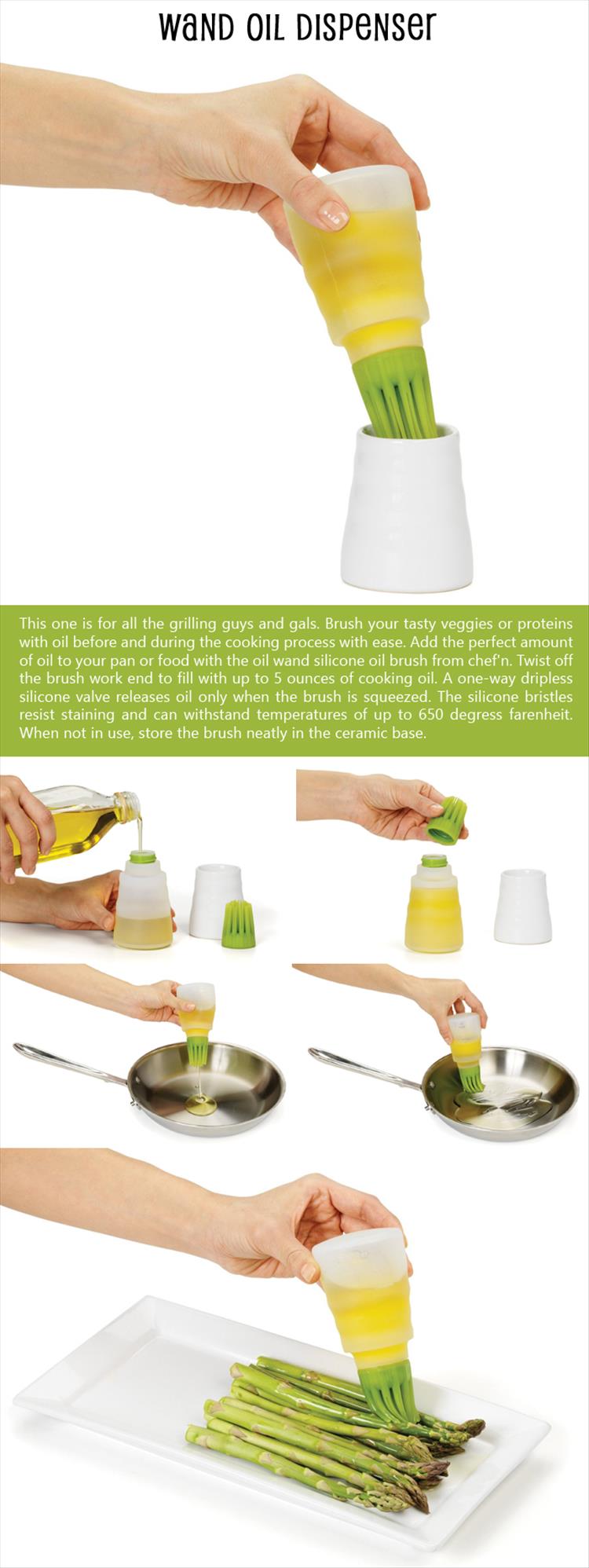 Wand Oil Dispenser