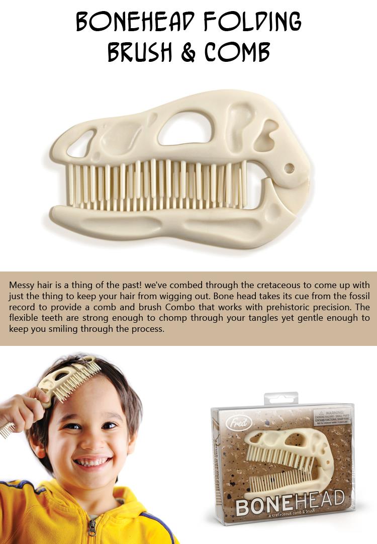 BONEHEAD Folding Brush and Comb