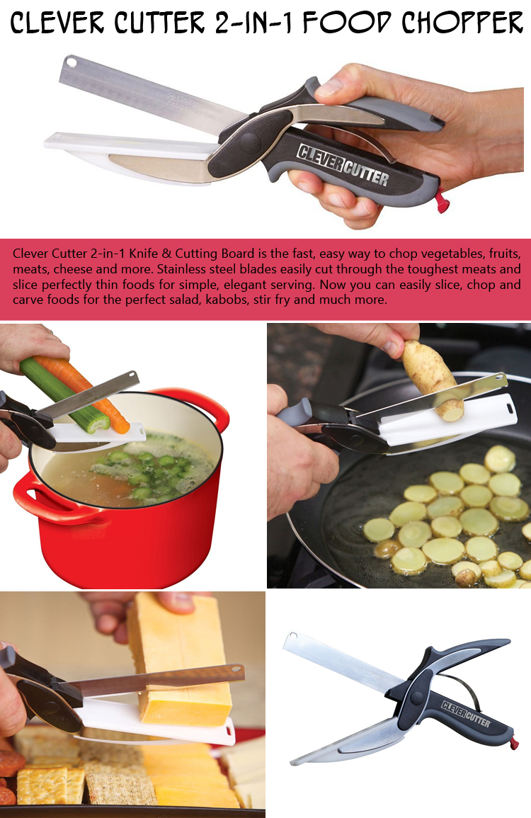 Clever Cutter 2-in-1 Food Chopper