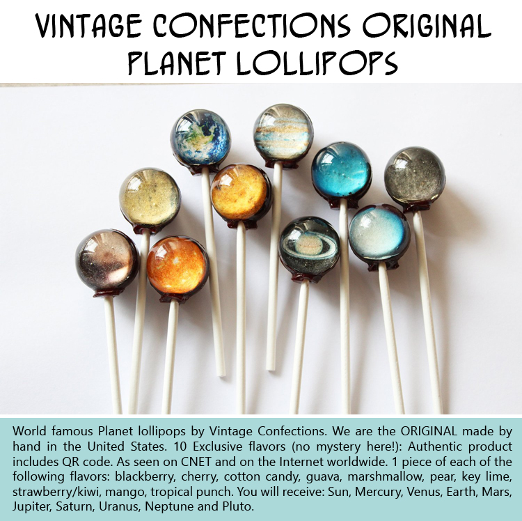 Vintage Confections Original Planet Lollipops