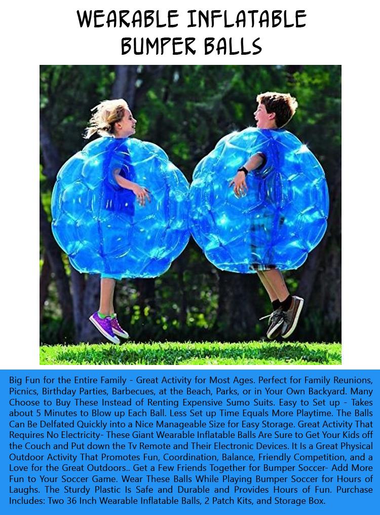 Wearable Inflatable Bumper Balls