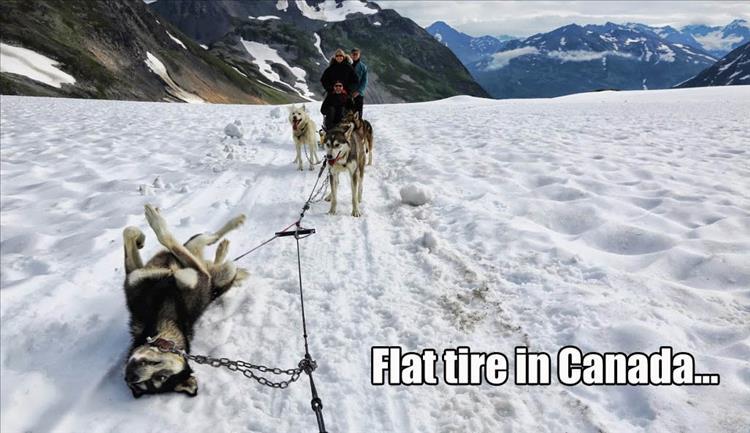 flat tire in canada