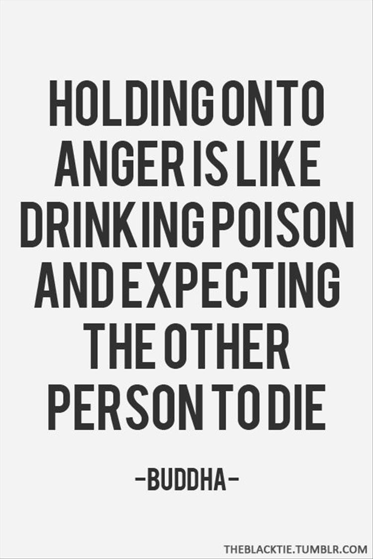 holding onto anger