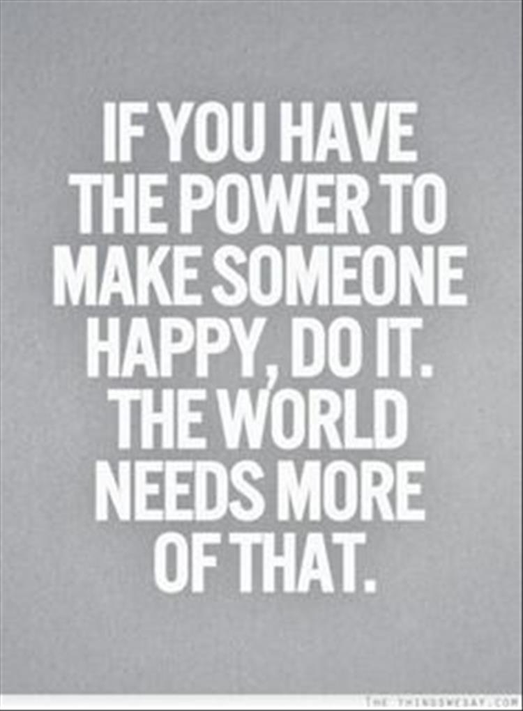 make someone happy