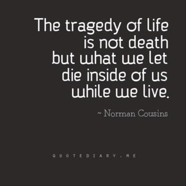 the tragedy of life