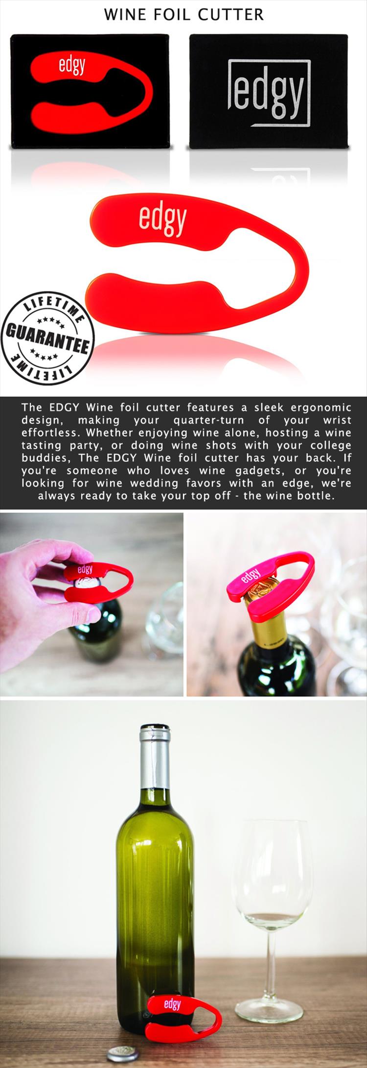 Edgy Wine Foil Cutter