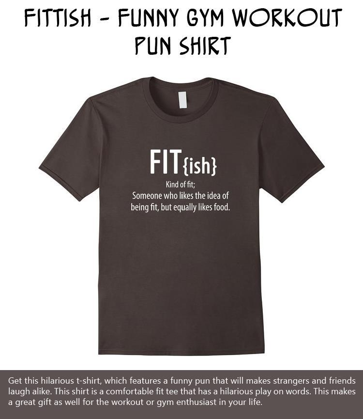 Fittish - Funny Gym Workout Pun Shirt