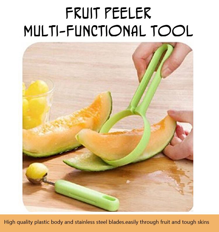 Fruit peeler multi-functional tool